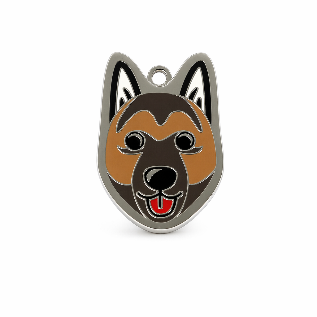 German Shepherd Dog Engraved ID Tag Default