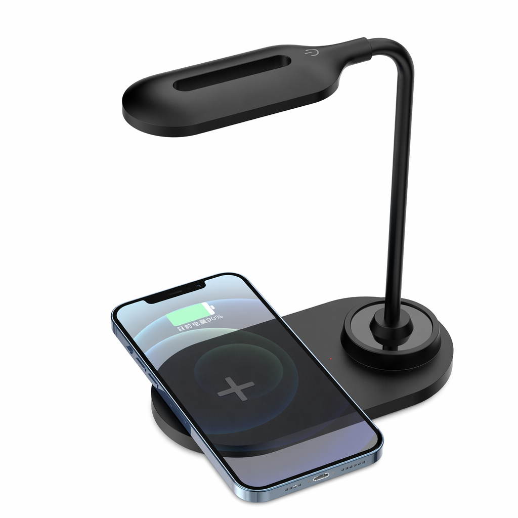 LED Desk Lamp with Wireless Charger:
Stylish, Adjustable, Convenient, Energy-efficient Default