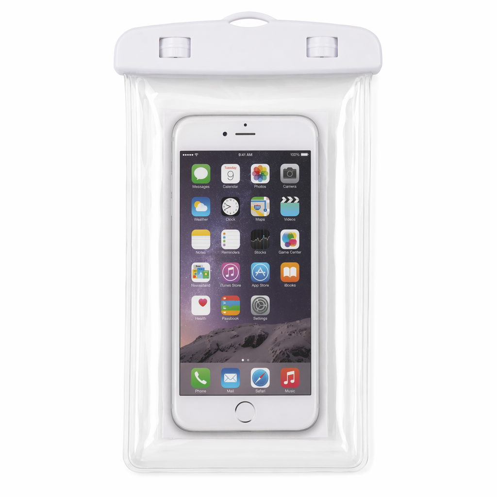 Waterproof Phone Bag for Swimming White