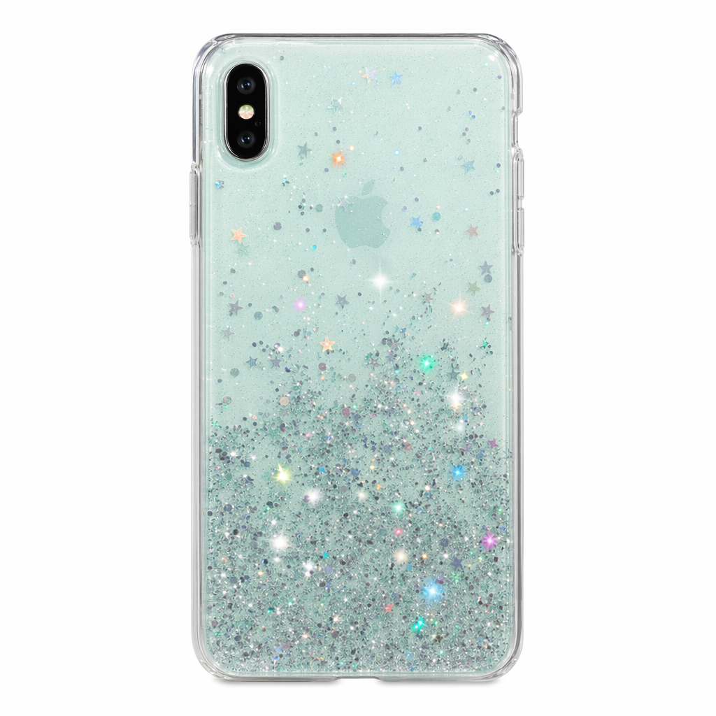 Glittering Sequin Phone Case - Clear Default