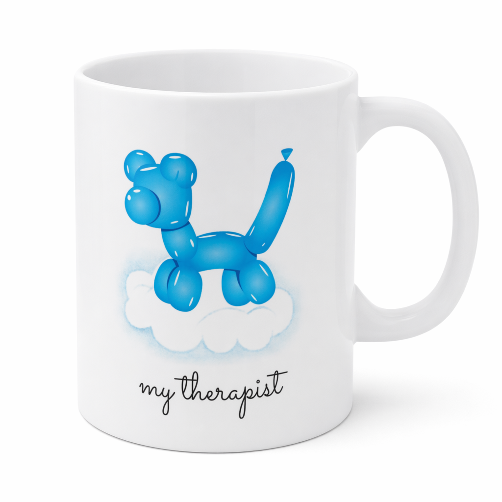 Canine Theme Blue Balloon Mug Default