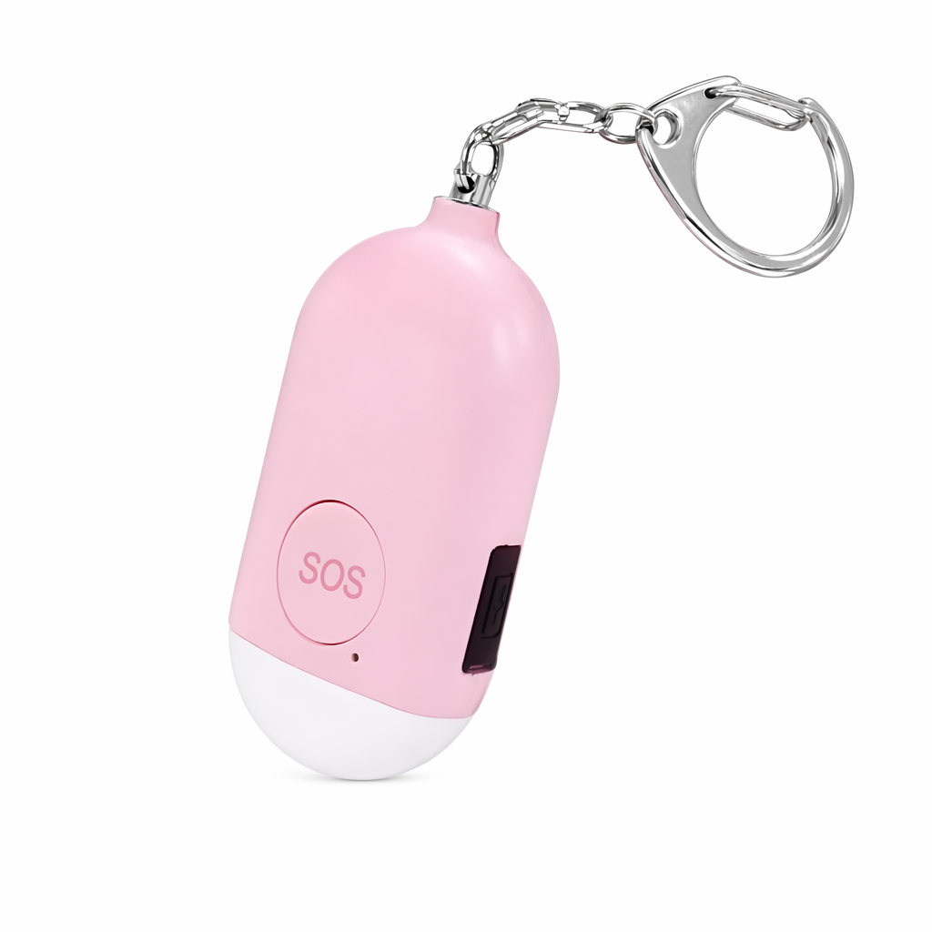 Safety Alarm with LED - Powerful 130dB Siren Pink