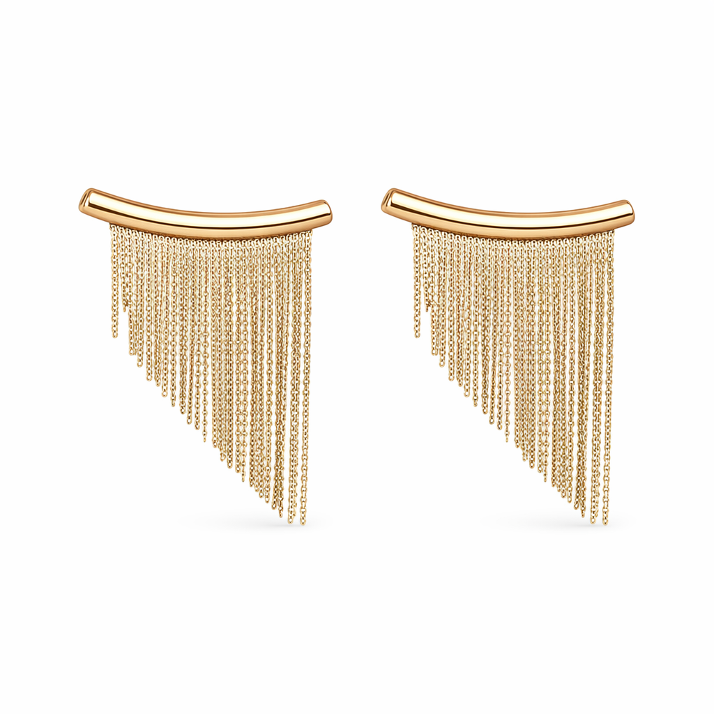 Dazzling Fringe Statement Earrings Default