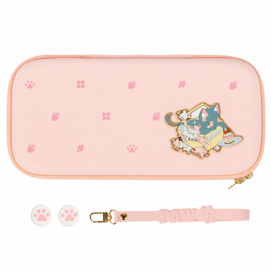 Pastel Pink Switch Carrying Case with Dual Protection Default