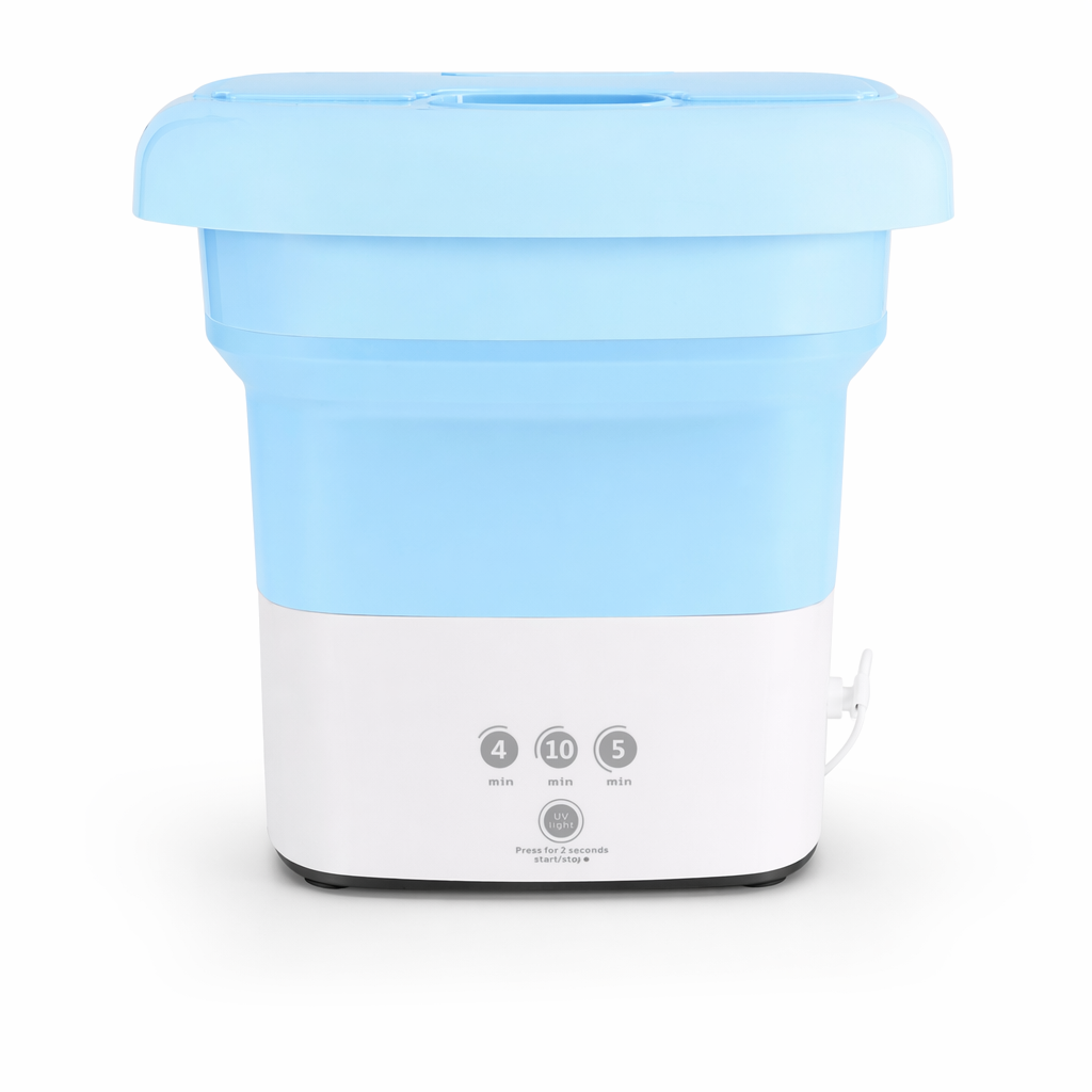 UV Sterilizing Portable Washing Machine for Efficient Space Utilization Blue