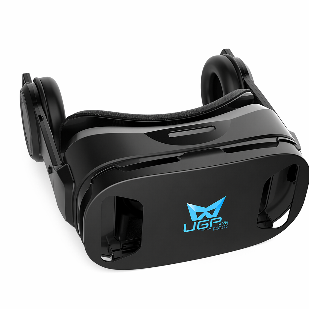 3D Virtual Reality Headset with Integrated Stereo Headphone Default