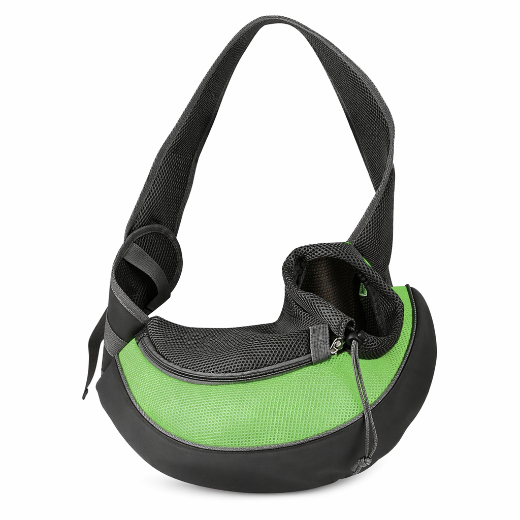 Travel Shoulder Bag for Small Dogs or Cats Green
