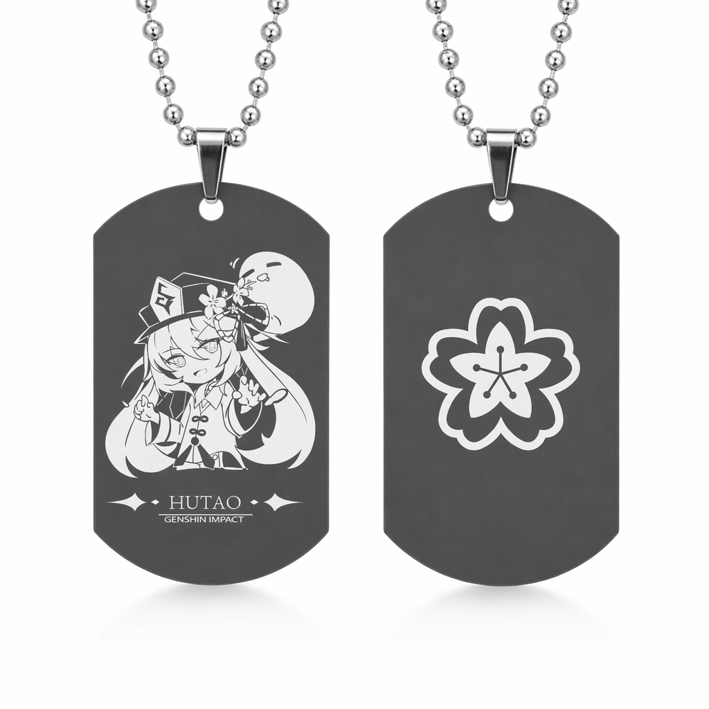 Genshin Impact Character Necklaces with Tag Hu Tao