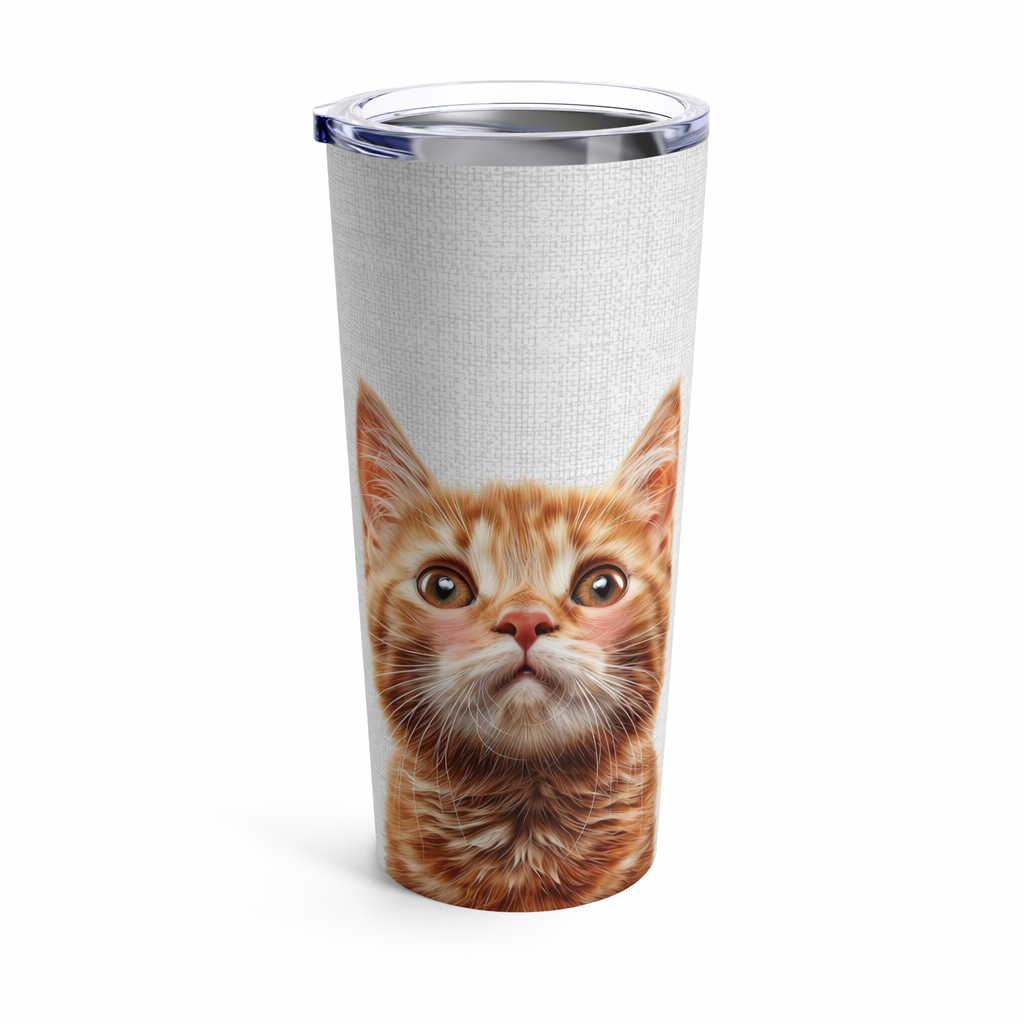 20oz Blushing Kitty Tumbler Default