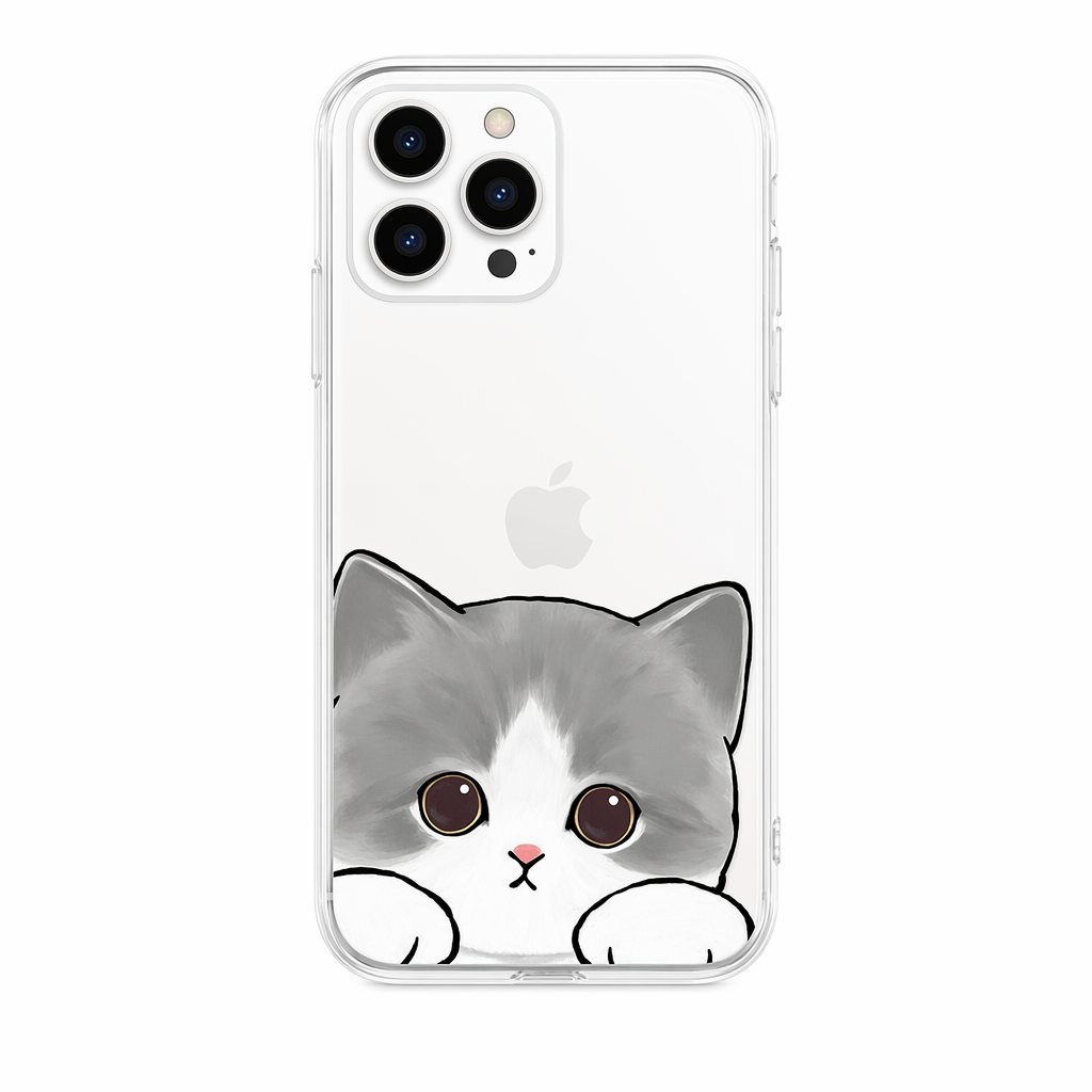 Cute Cat iPhone Case with Protection A