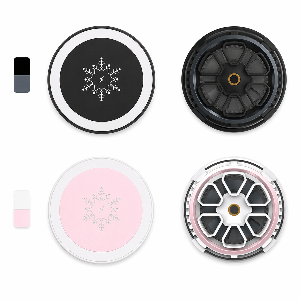 Portable Wireless Charging Phone Cooler Default