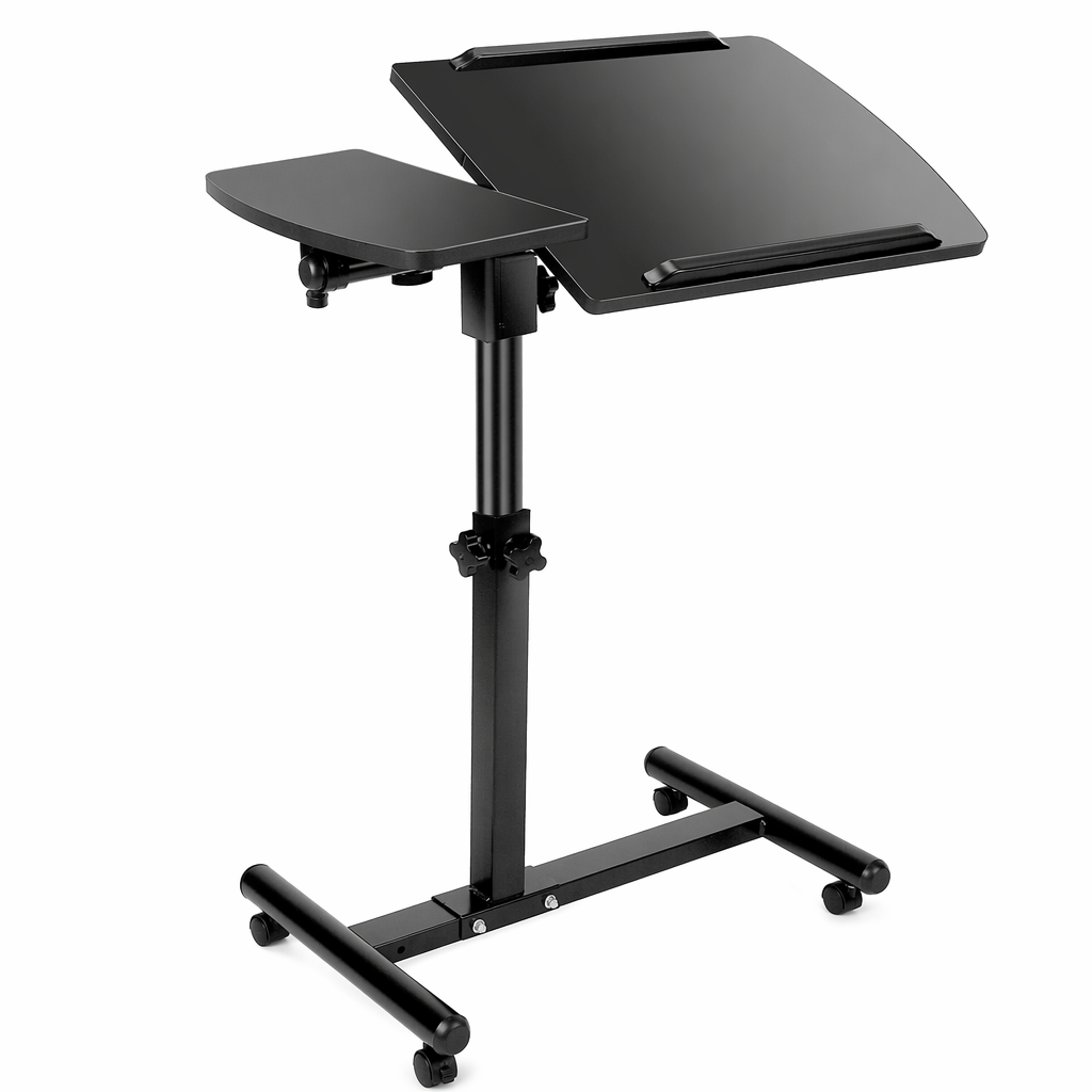 Multipurpose Notebook Bedside Stand Black