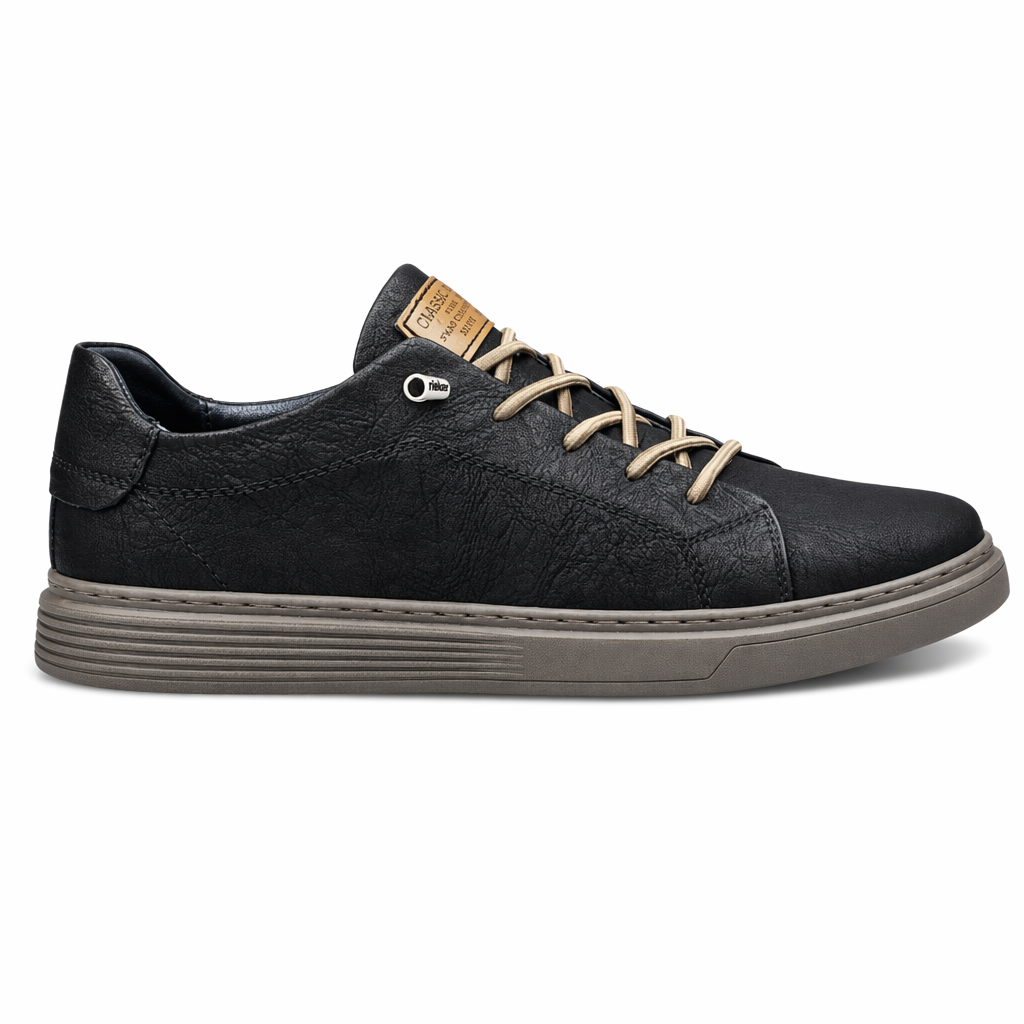 Lace Up Leather Shoes for Men Black
