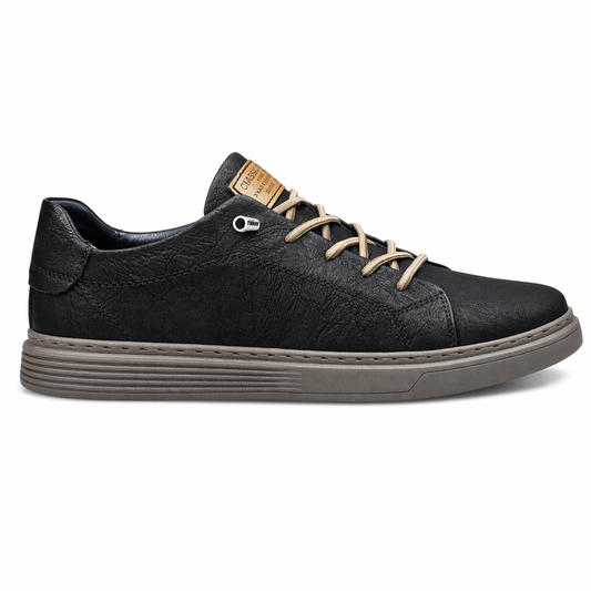 Lace Up Leather Shoes for Men Black