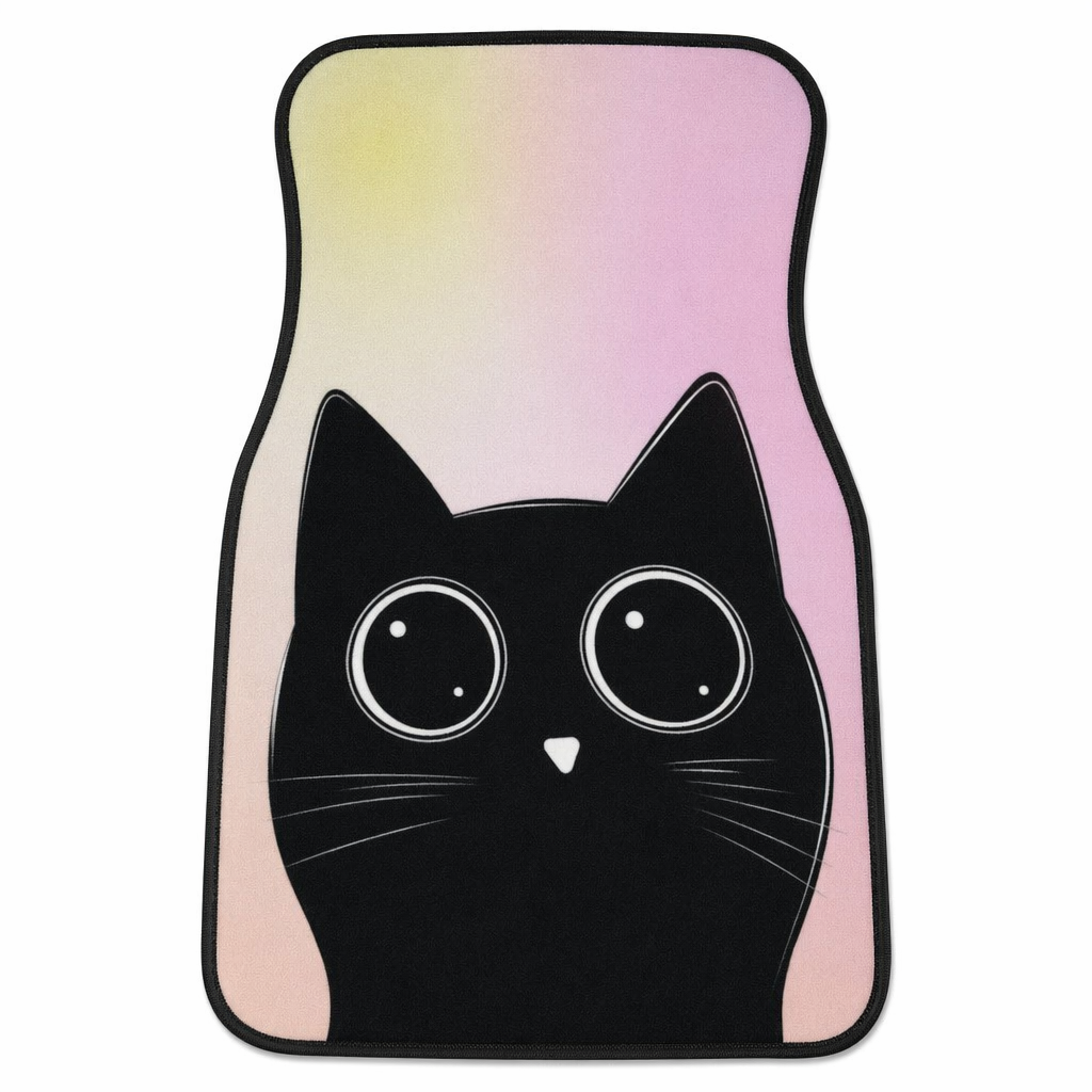 Charming Feline Vehicle Floor Mats (Set of 2) Default