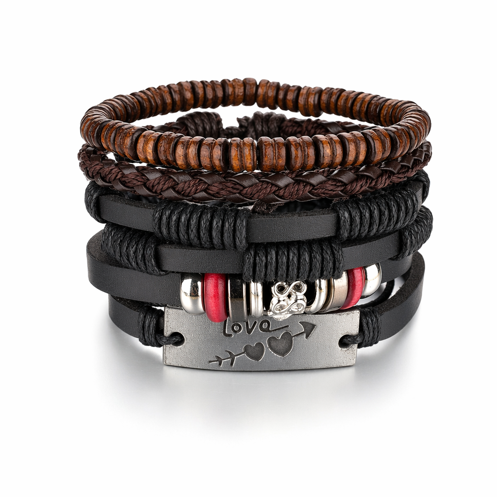 Gothic Layered Bracelet for Men S99B31