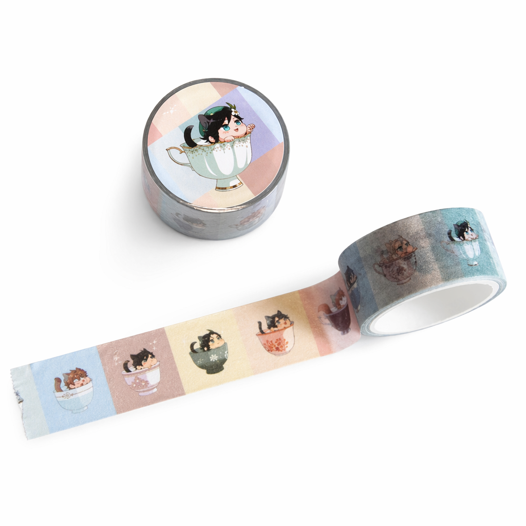Genshin Impact Character Washi Tape Collection H