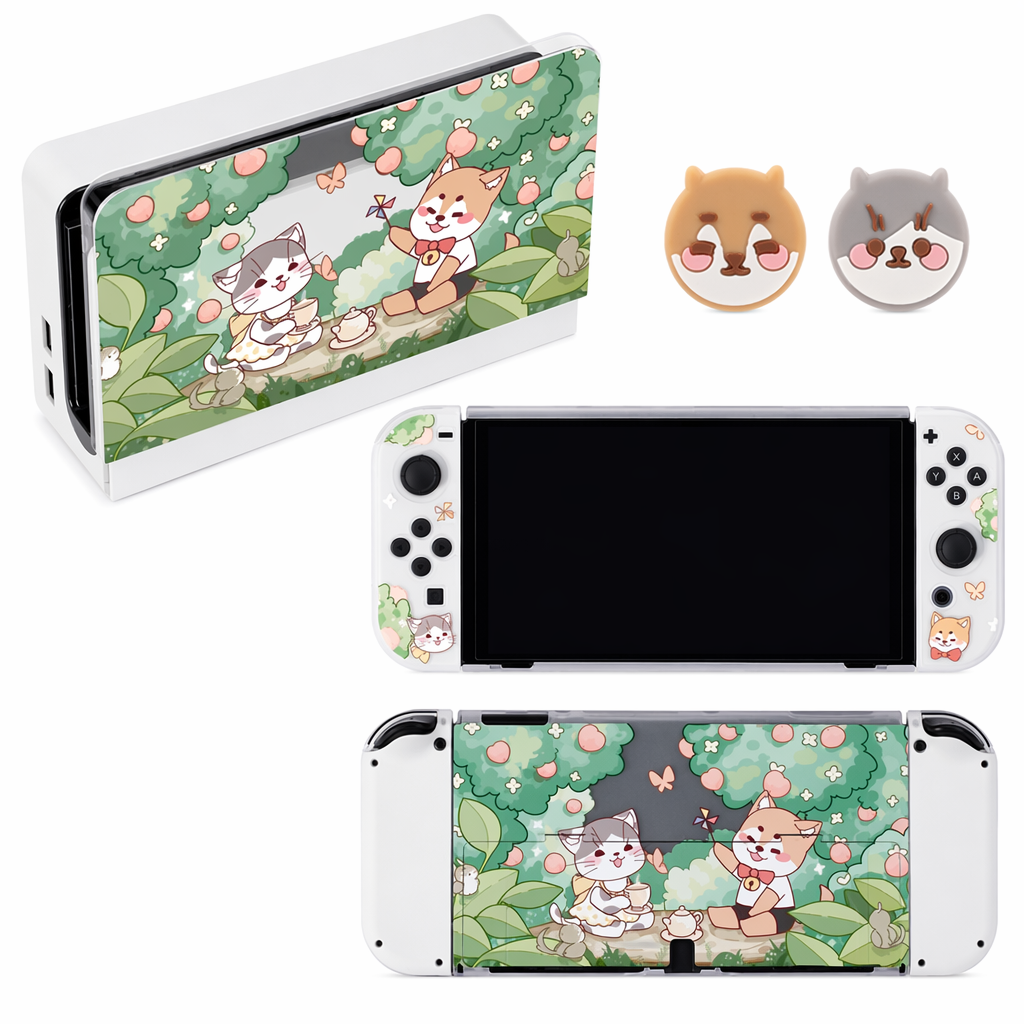 Cute Animal Nintendo Switch OLED Set C
