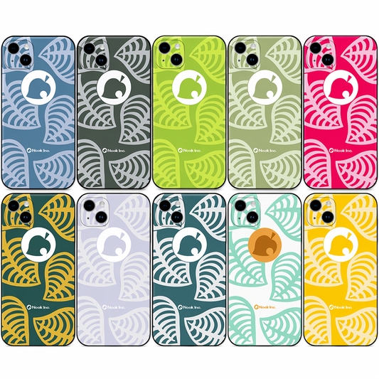 ACNH Nook Phone Cases with Leaf Design Default