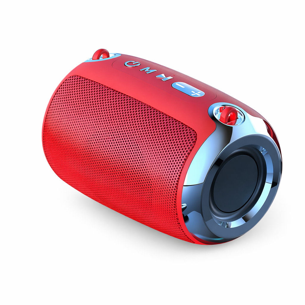 Portable Speaker with Powerful Bass - The Dragon Red