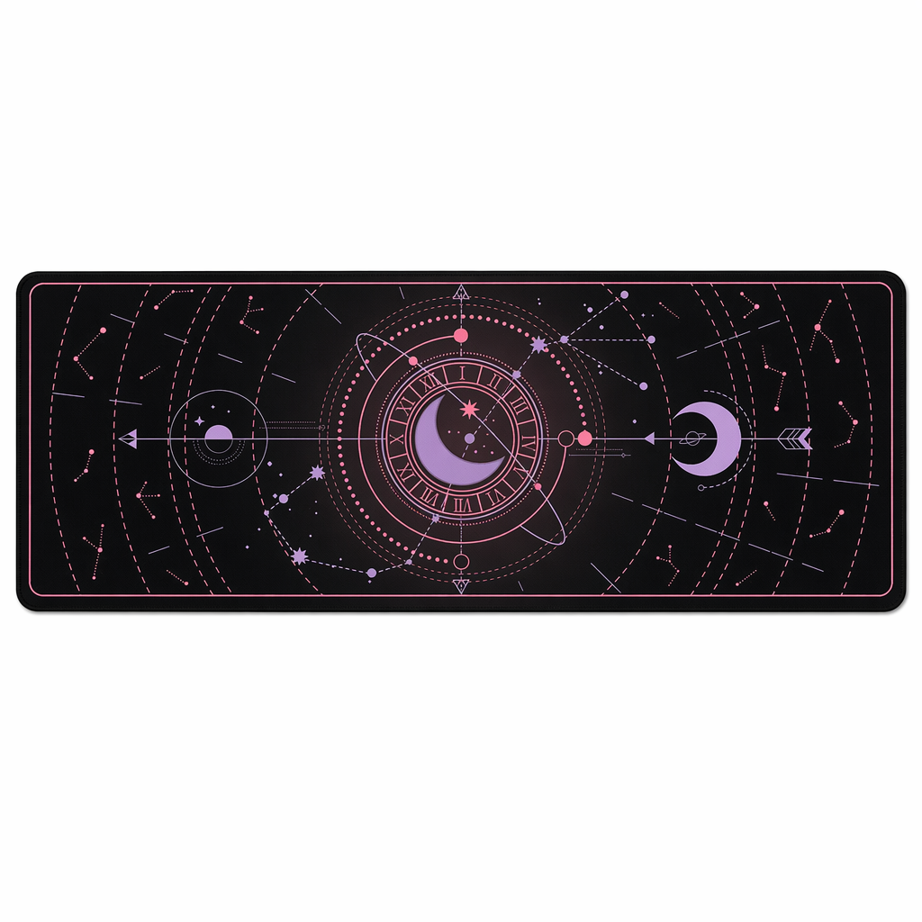 Moon Desktop Mat - Gaming Mousepad B