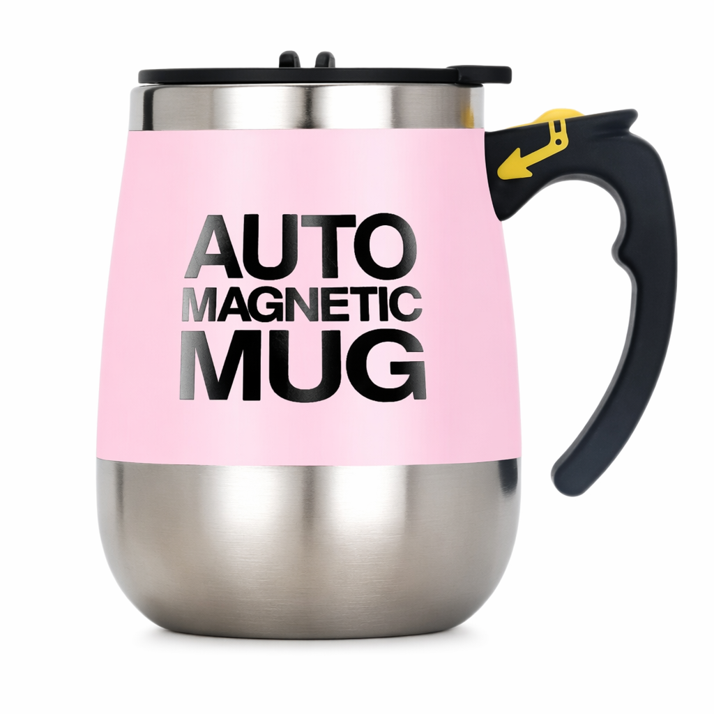 Automatic Self-Stirring USB Coffee Mug Rechargeable Pink