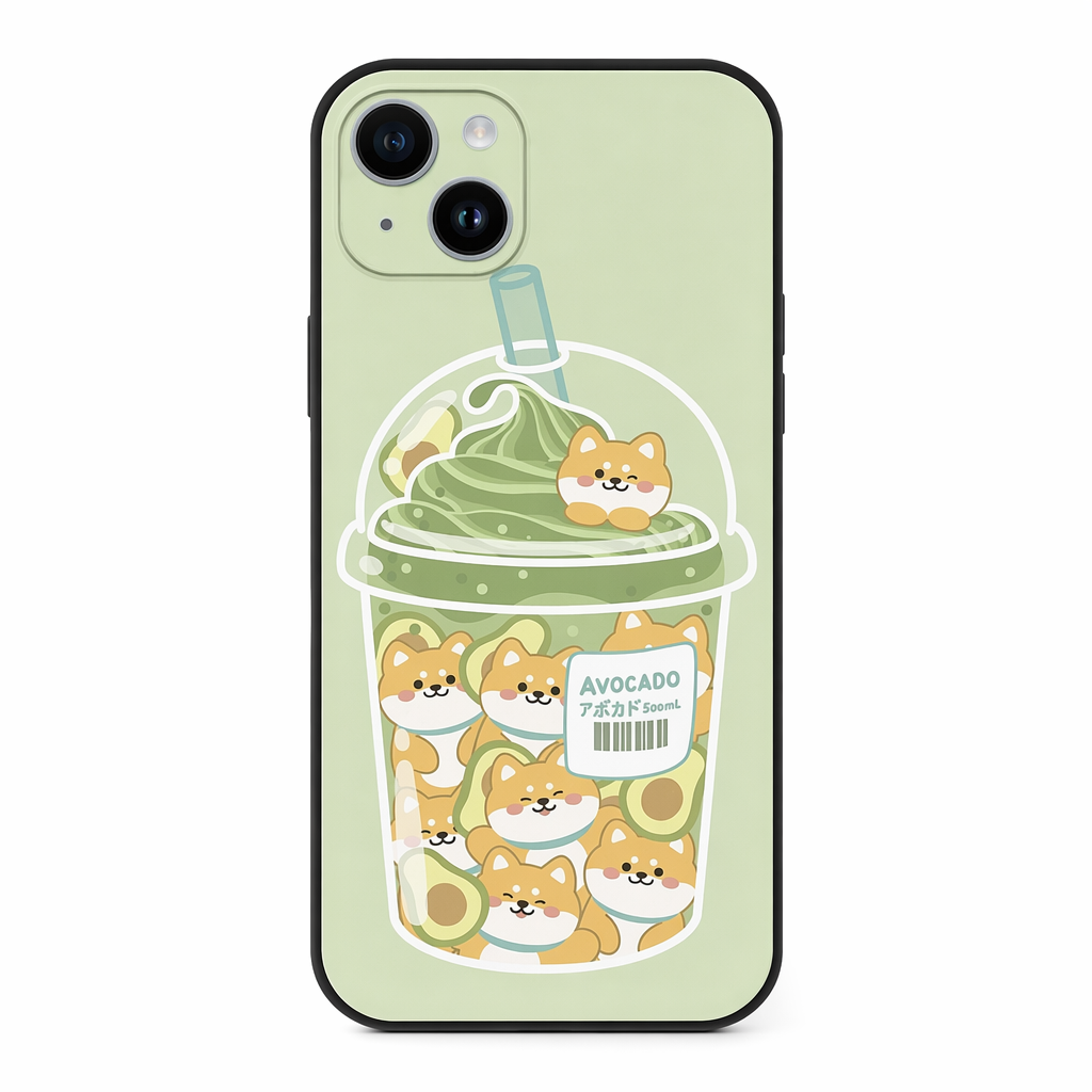 Boba Animal Phone Cases with Customizable Cutouts C