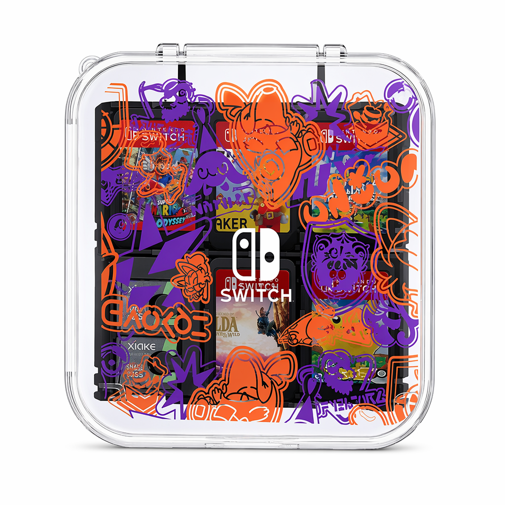 Transparent Switch Game Card Holder E