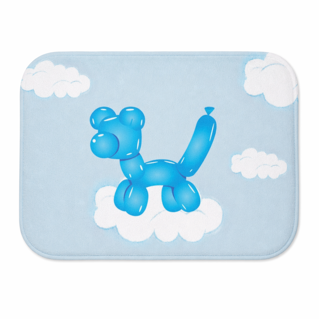 Balloon Canine on Sky Bath Mat Default