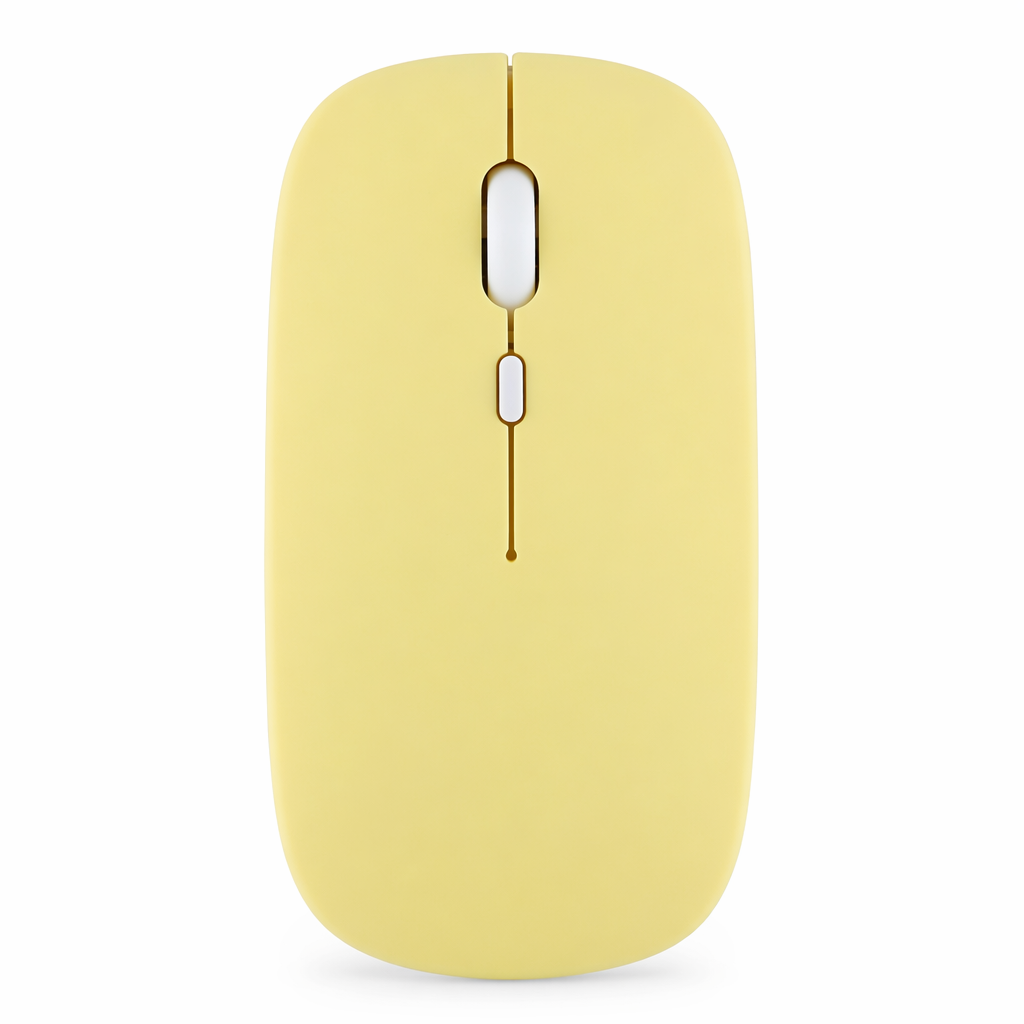 Vibrant Wireless Bluetooth Noiseless Mouse Yellow