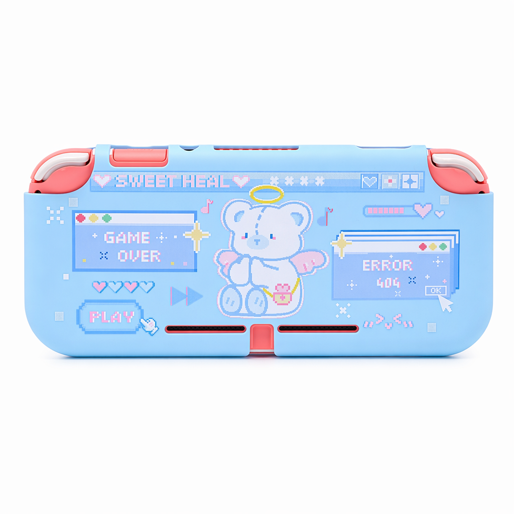 Kawaii Bunny and Bear Switch Lite Case C