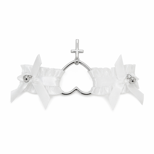 Harajuku-inspired Leg Heart Garter/Choker Default