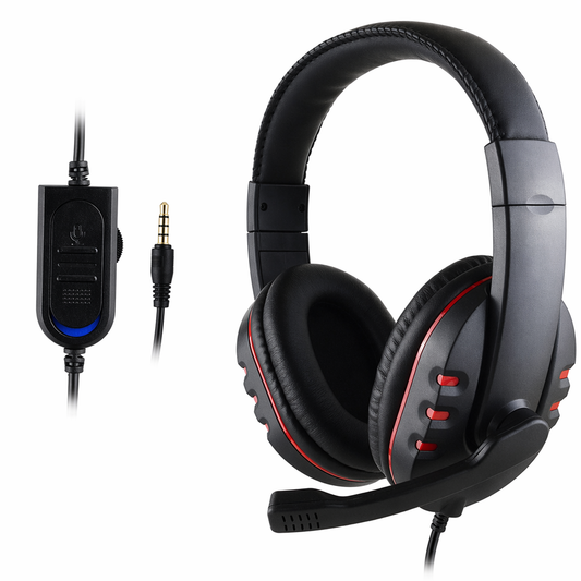 Wired Stereo Gaming Headset - Dragon Space S3600 Red