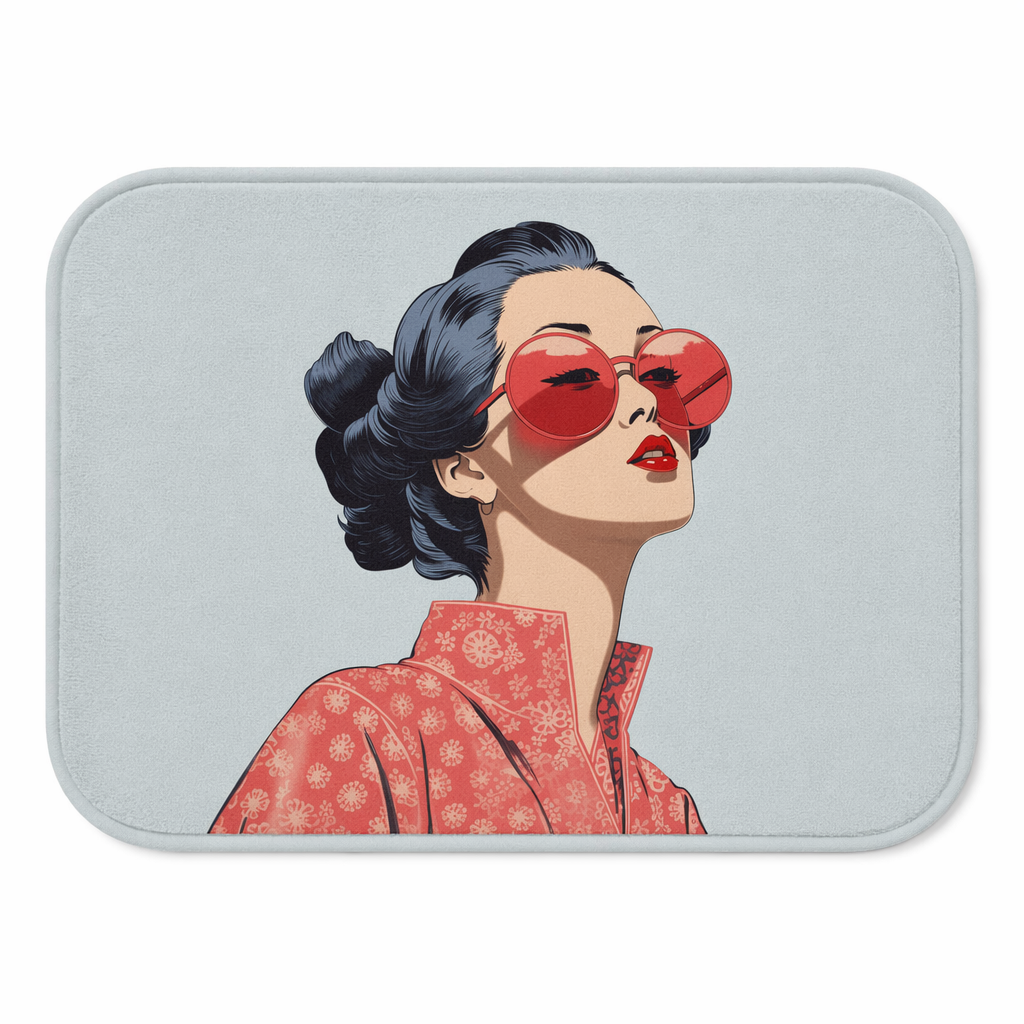 Sakura Blossom Kimono Style Bath Mat Default