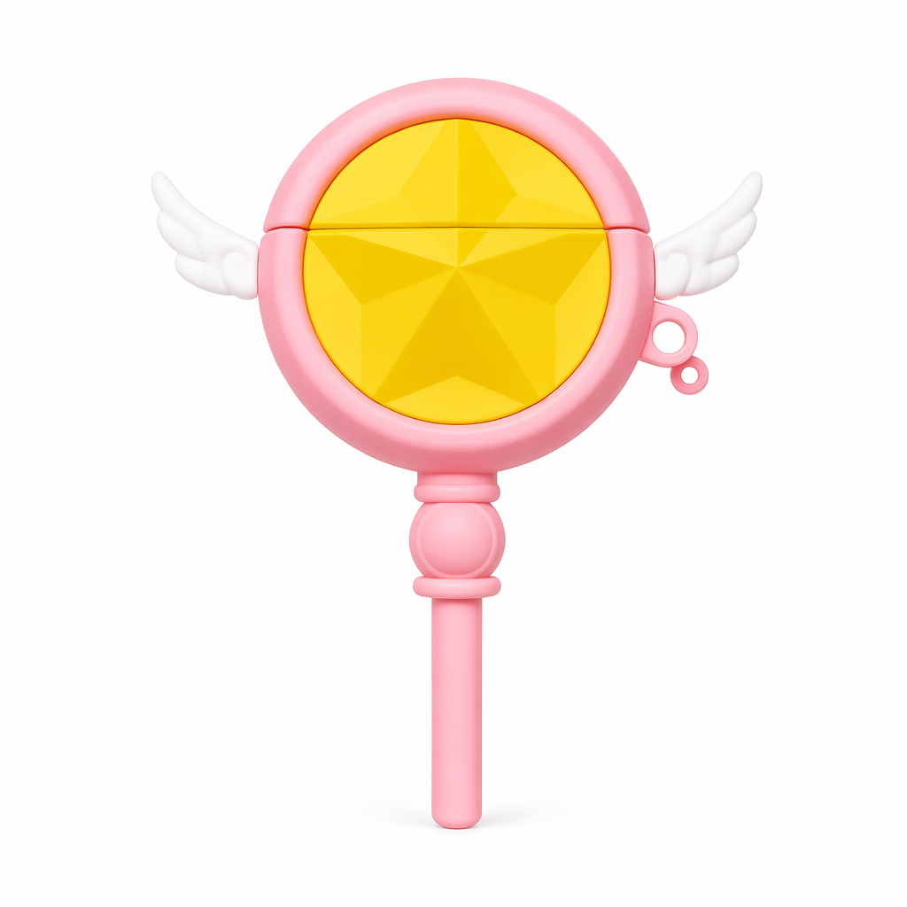 Kawaii AirPods Case with Magical Girl Accessories Default