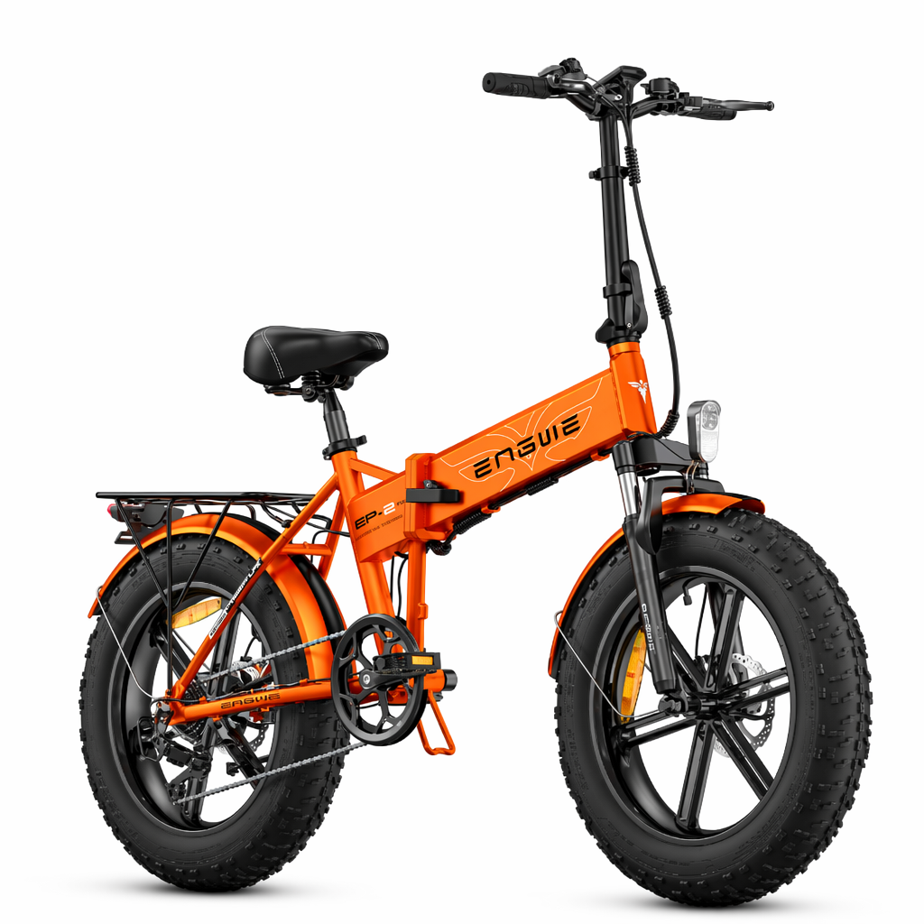 Foldable 750W E-Bike with Shimano 7-Speed Transmission: Unleash Your Speed Orange