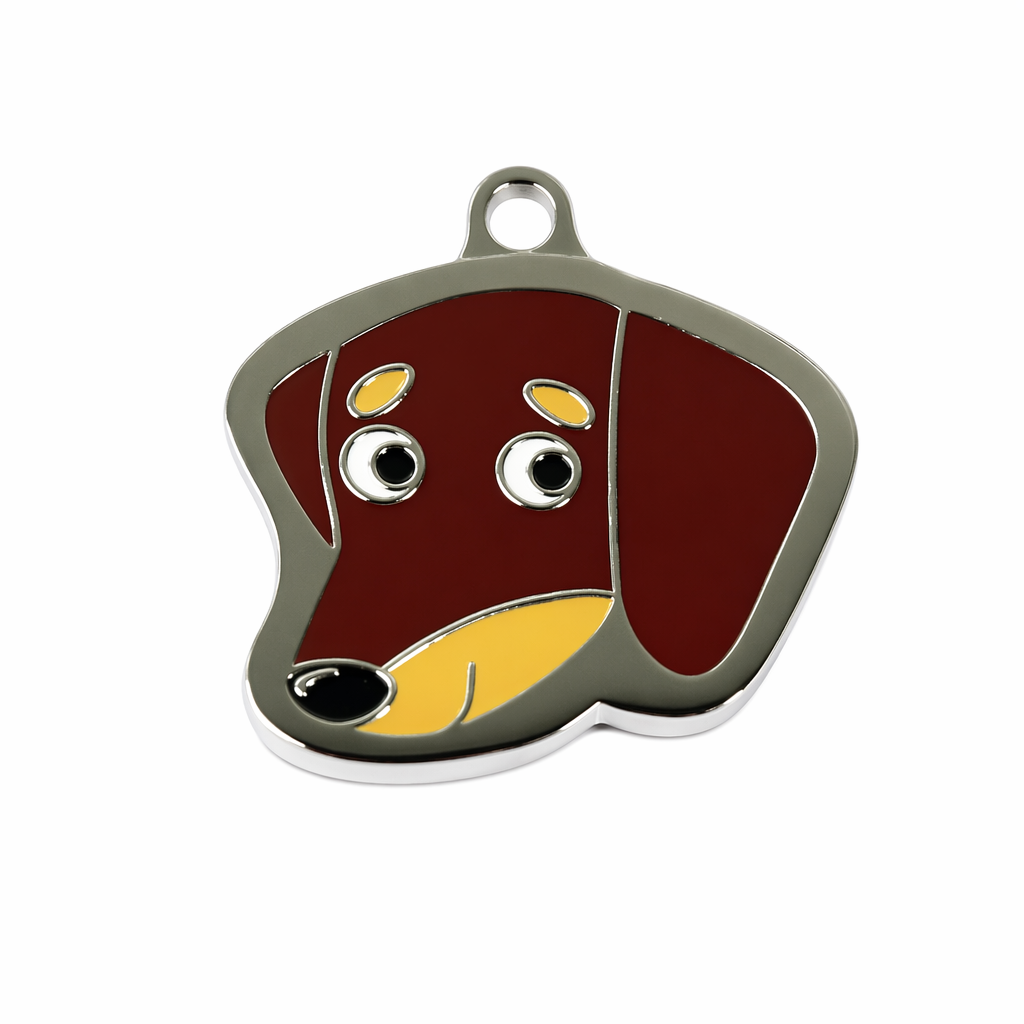 Dachshund Dog ID Tags with Engraving Default