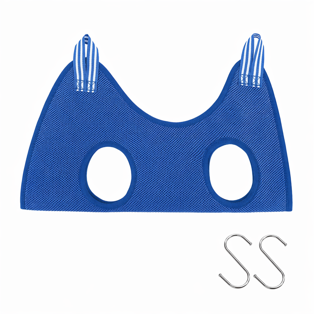 Hammock Cat Grooming Restraint Bag Blue