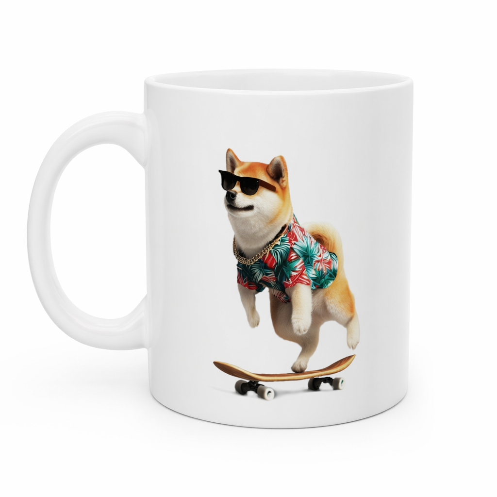 Hawaiian Shirt Shiba Inu Mug Default