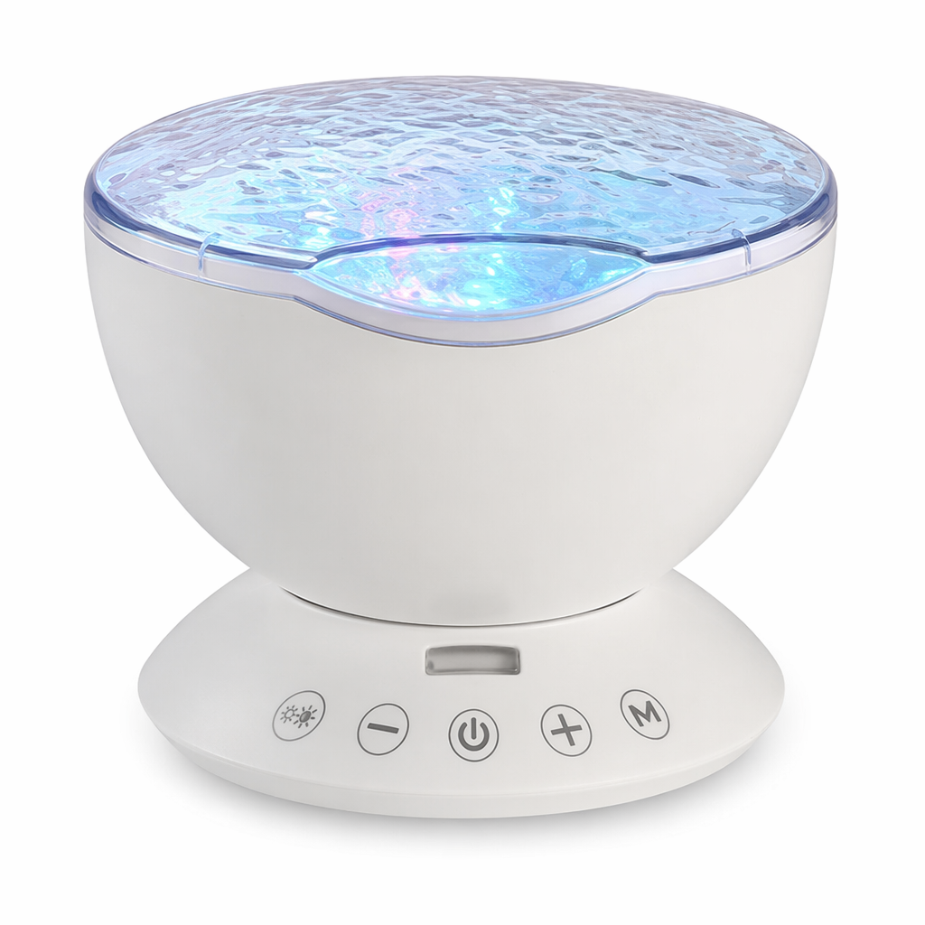 LED Ocean Wave Projector Speaker with Remote Control - High-Quality Default