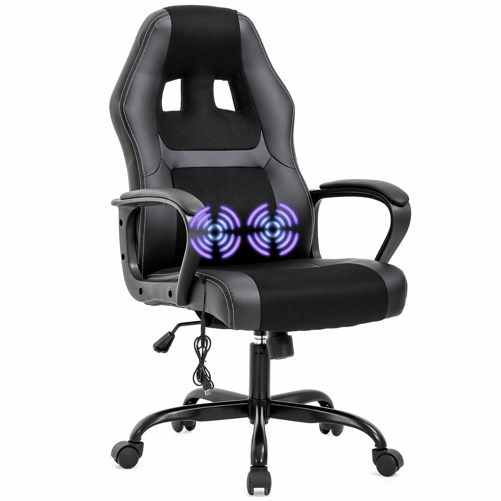 Massage Chair for Comfortable Work and Play Black