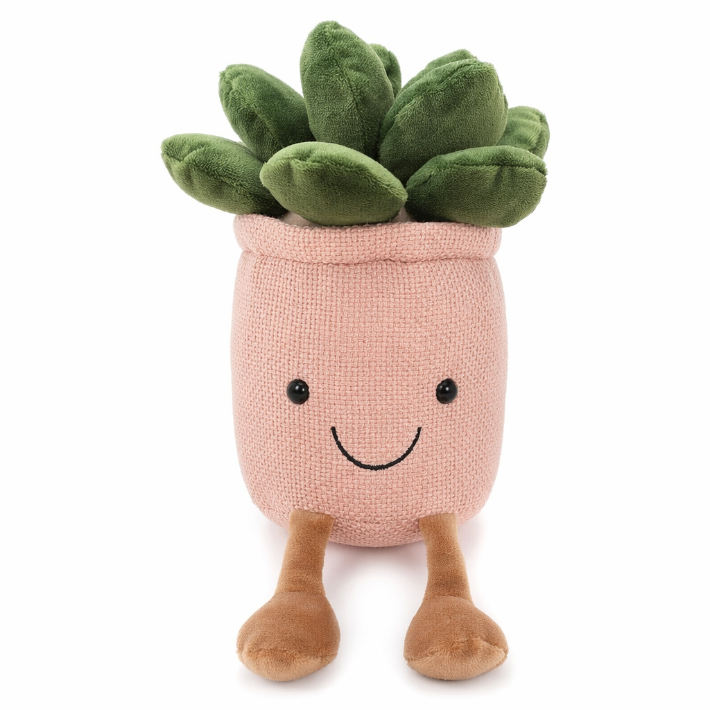 Succulent Plushy - Low Maintenance Desk Companion Pink