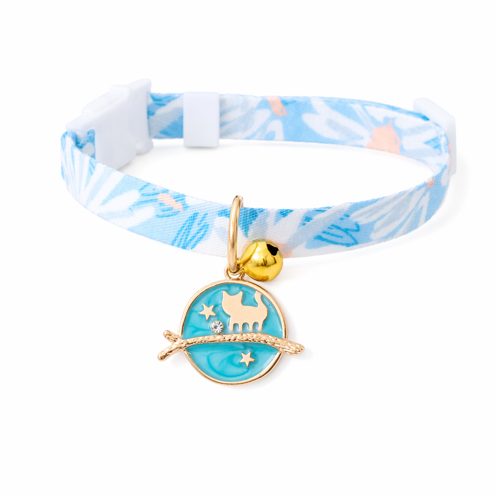 Cute Cat Collars with Astronomy Designs F