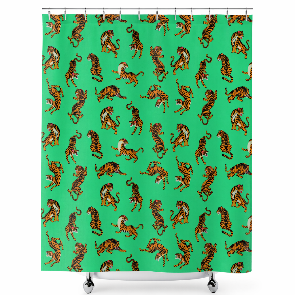 Tiger Decorative Shower Curtains Default