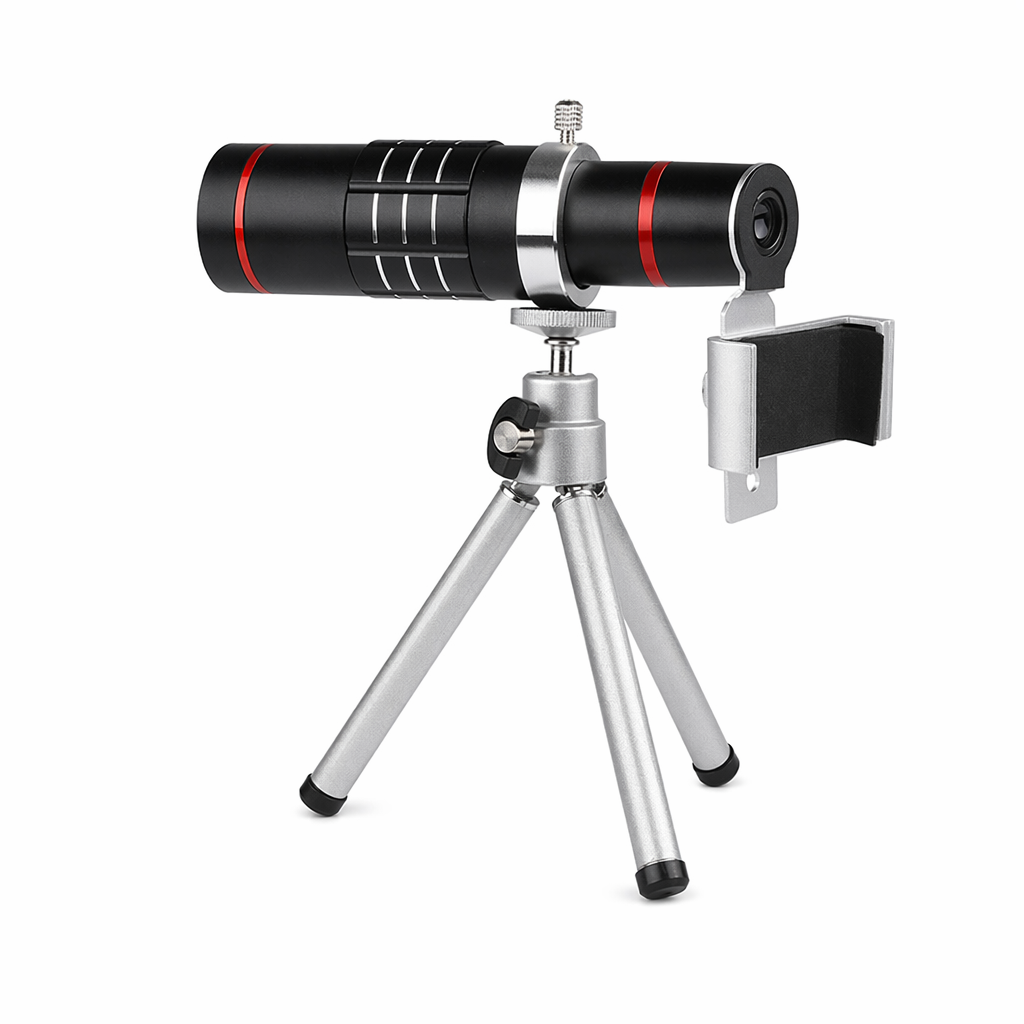 18X Zoom Smartphone Camera Lens with Tripod Clip For iPhones, Samsungs, Pixels, LG, and Oneplus Default