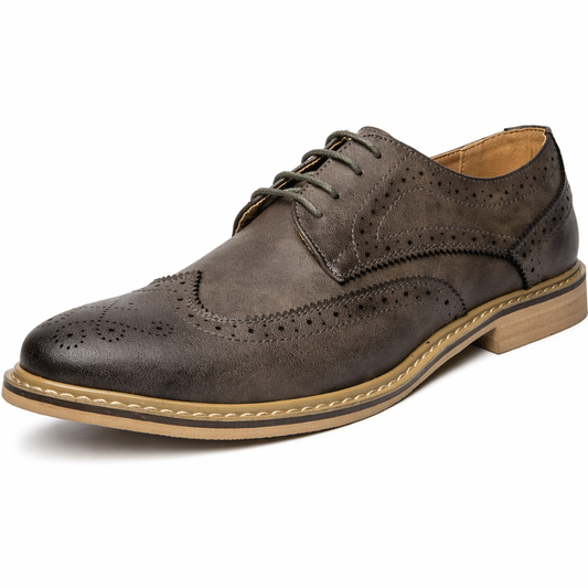 Stylish Male Dress Shoes Gray