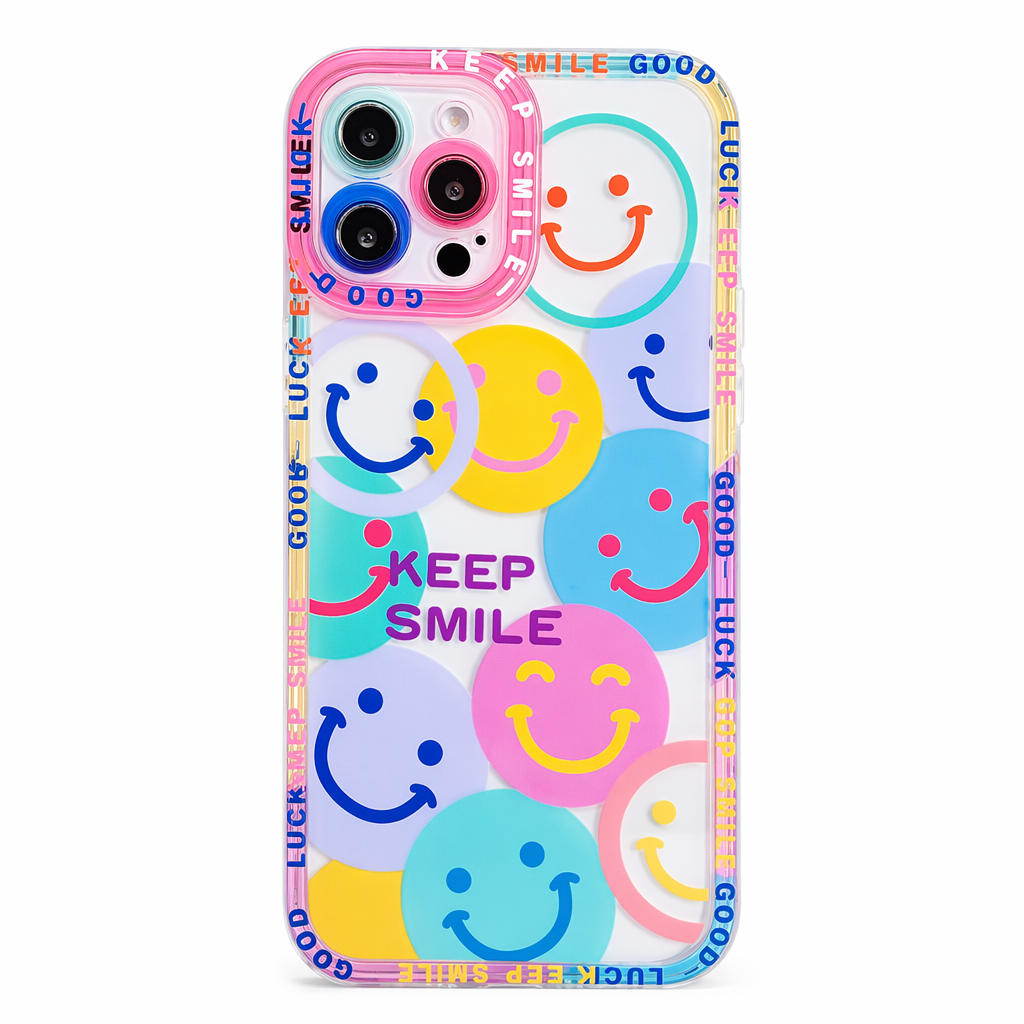 iPhone Case with a Happy Face Design Default