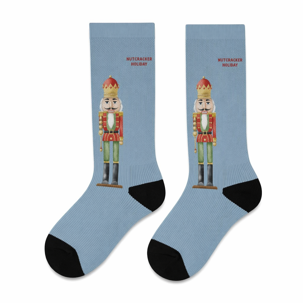 Festive Nutcracker Socks for the Holiday Season Default