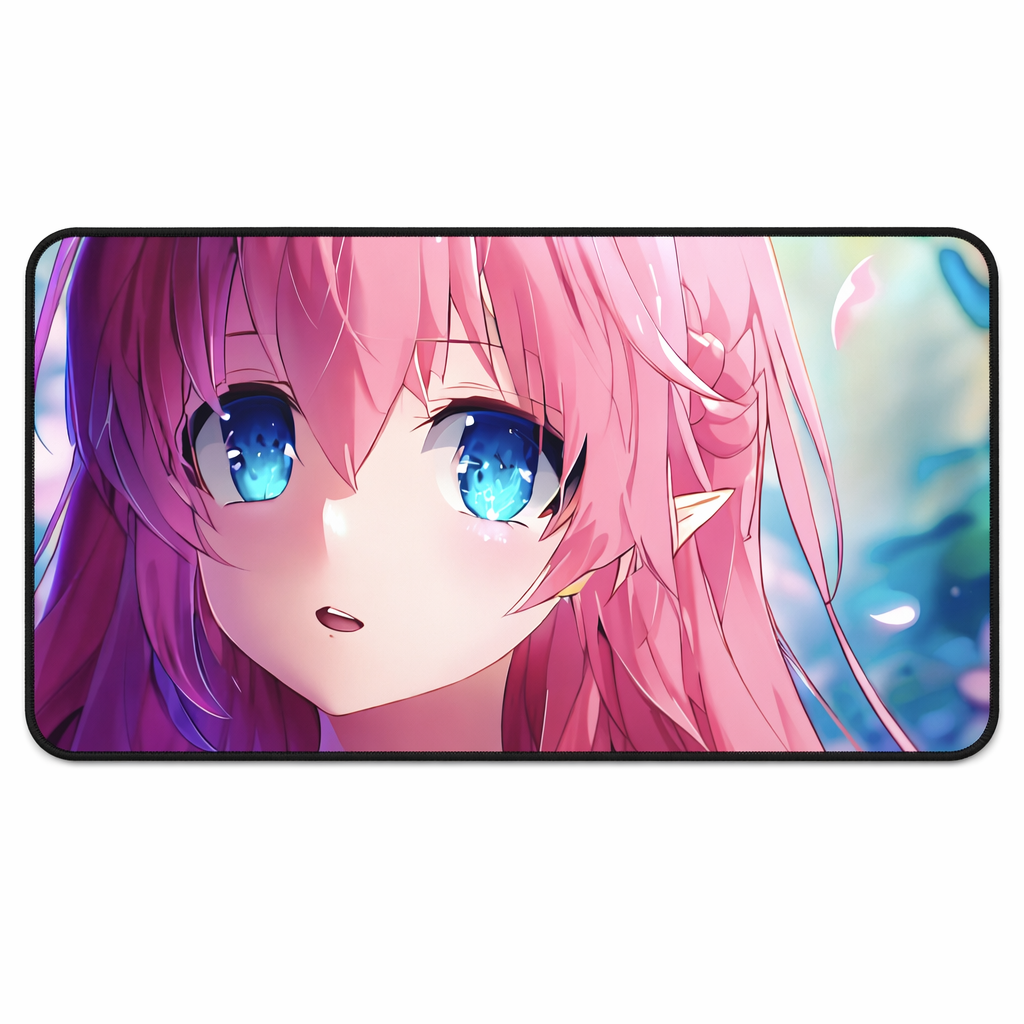Mystical Anime Girl Large Mouse Pad for Computers Default