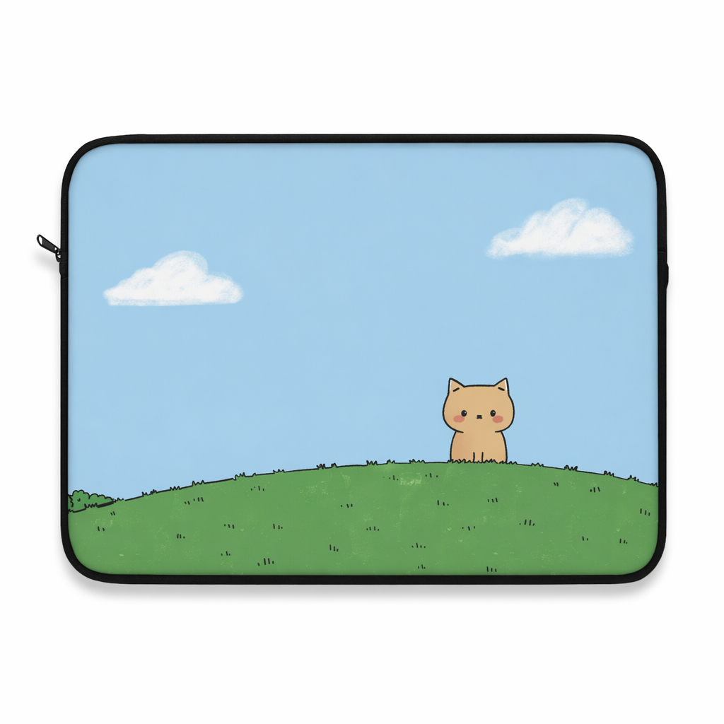 Park Cat Laptop Cover Default